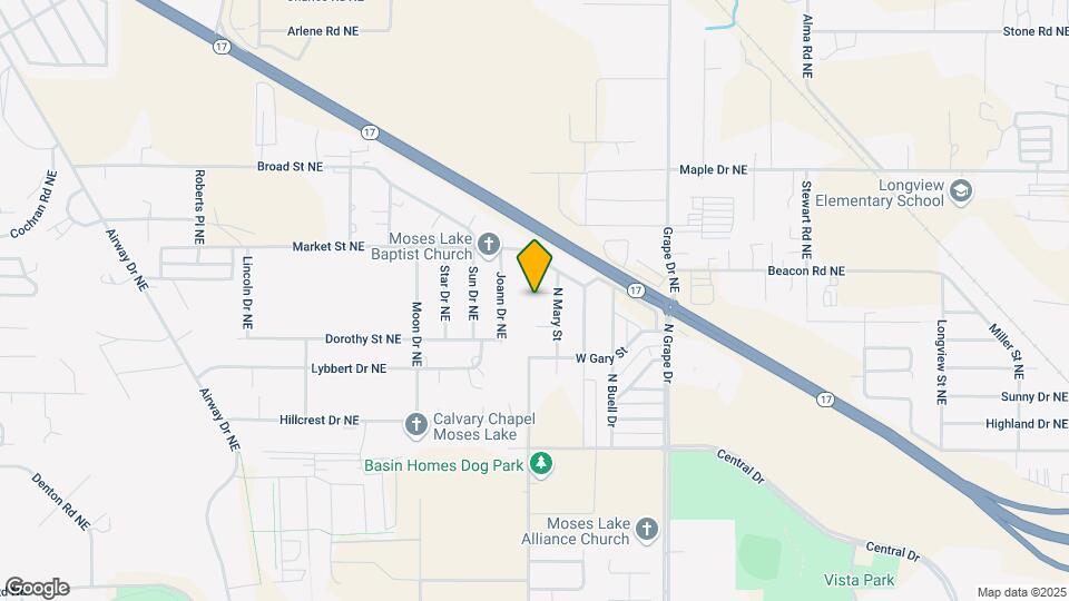 1213 W Timothy Ln Map and Location Details