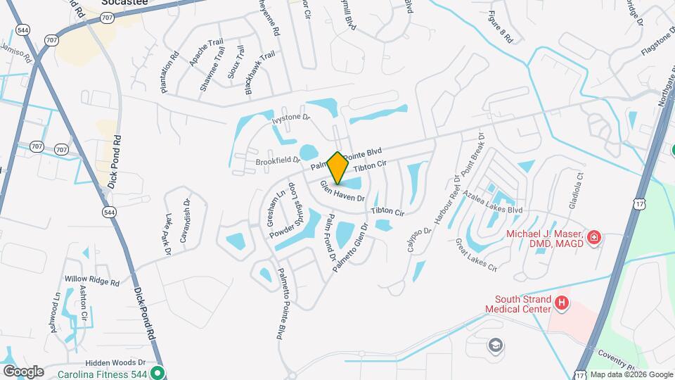 630 Glen Haven Dr Map and Location Details