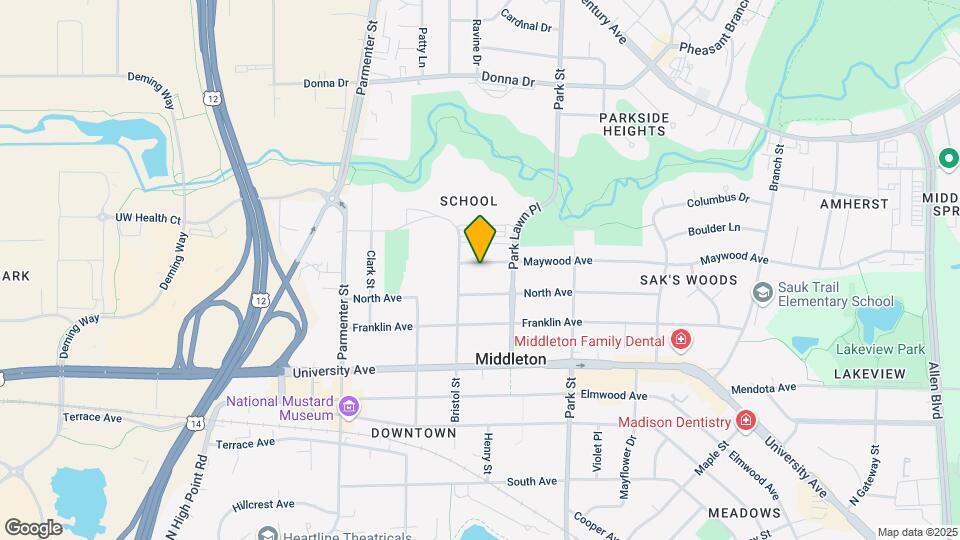 7227 Maywood Ave Map and Location Details