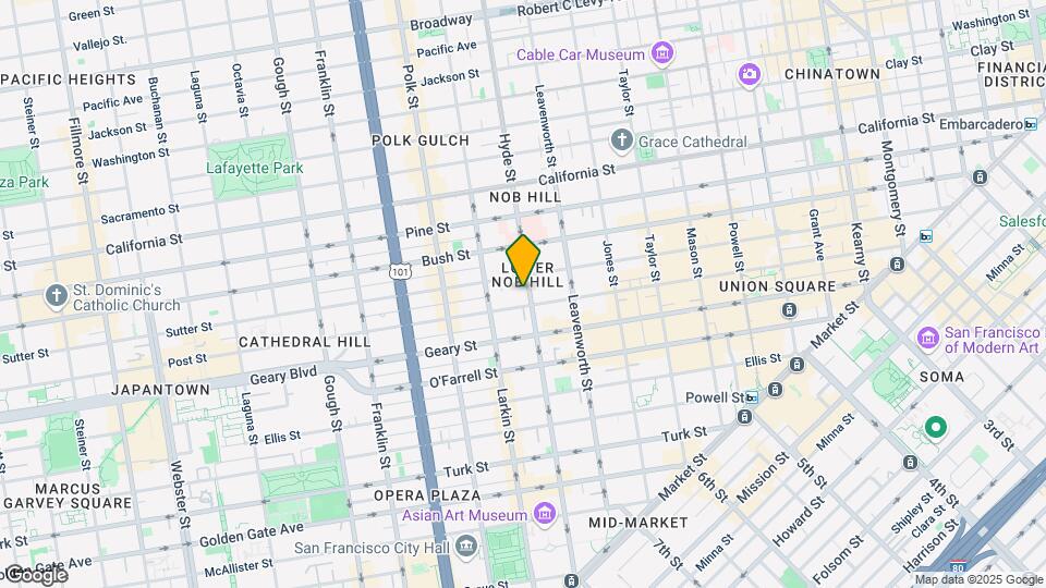 725 Hyde St Mapa y Detalles de la Ubicación