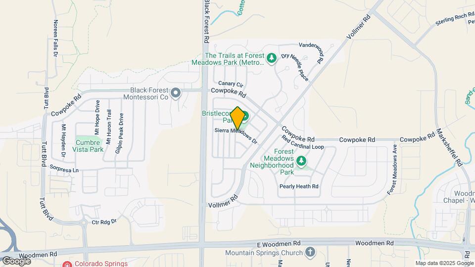 6913 Sierra Meadows Dr Map and Location Details