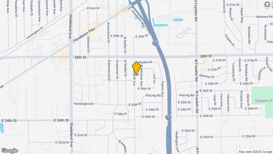 3641 N Richardt Ave Map and Location Details