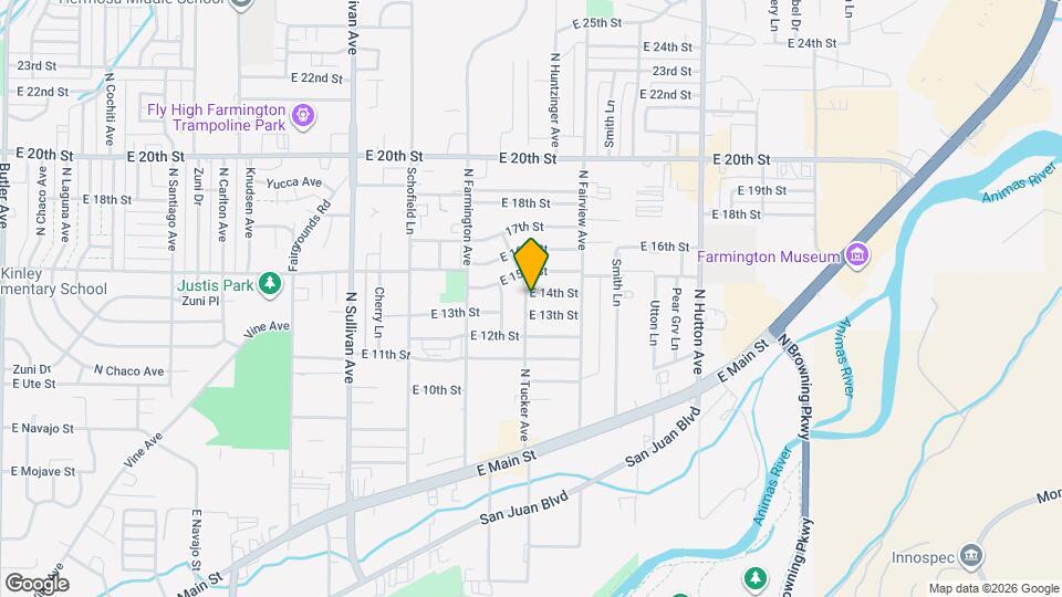 2301 E 14th St Map and Location Details