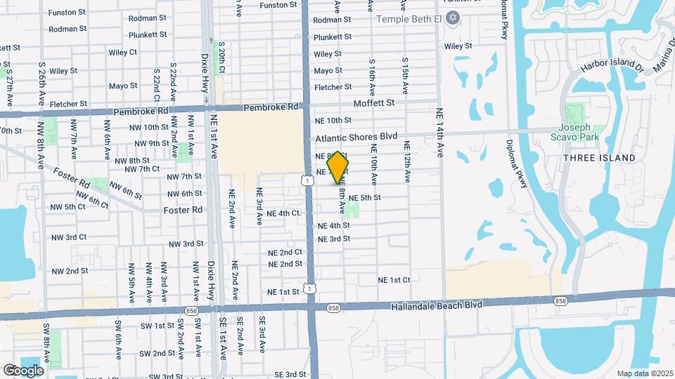 724 NE 6th St Map and Location Details