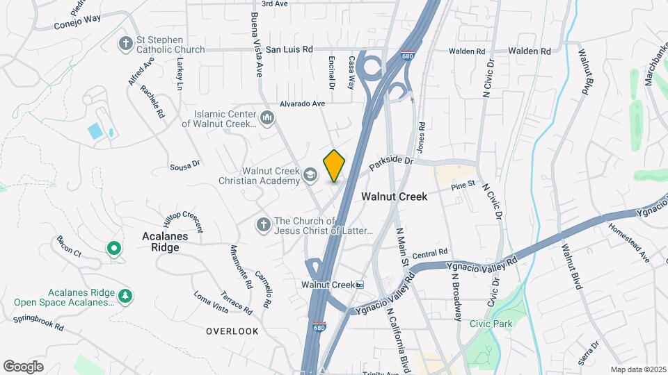 1716 Parkside Dr Map and Location Details