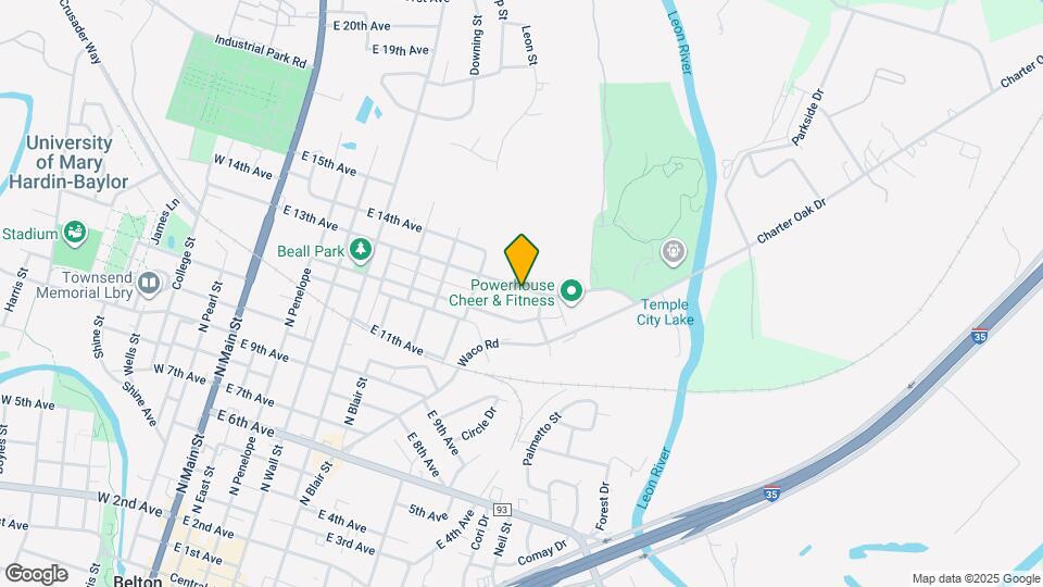 743 E 13th Ave Map and Location Details