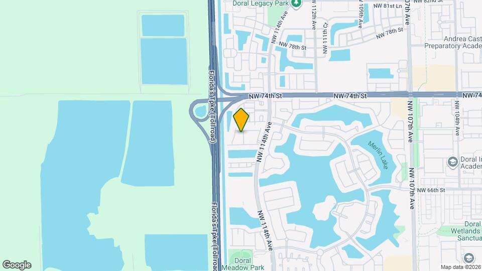 7044 NW 115th Ct Map and Location Details