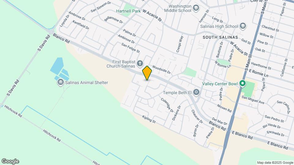 1241 La Canada Way Map and Location Details