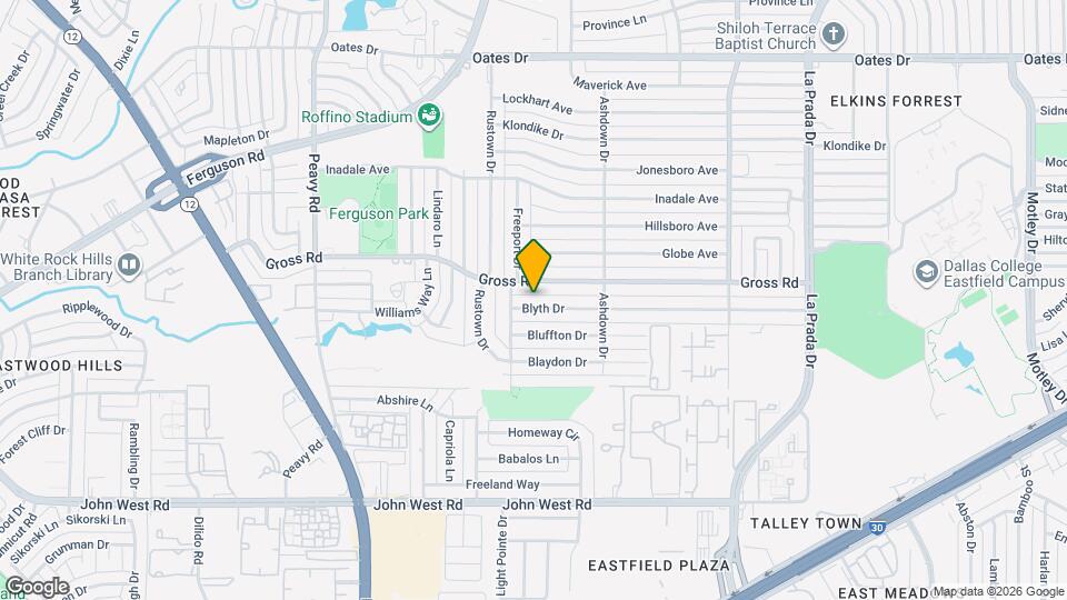 2321 Blyth Dr Map and Location Details