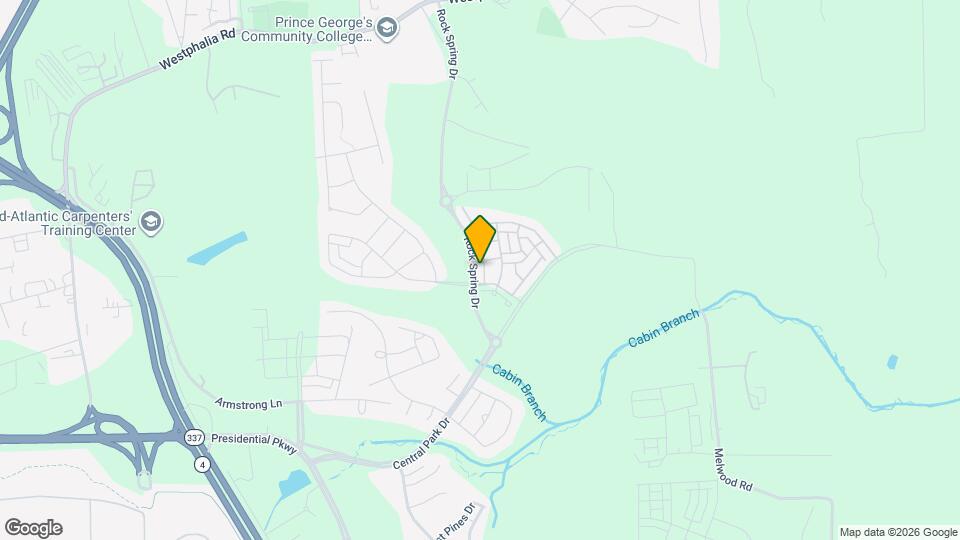 3922 Rock Spring Dr Map and Location Details