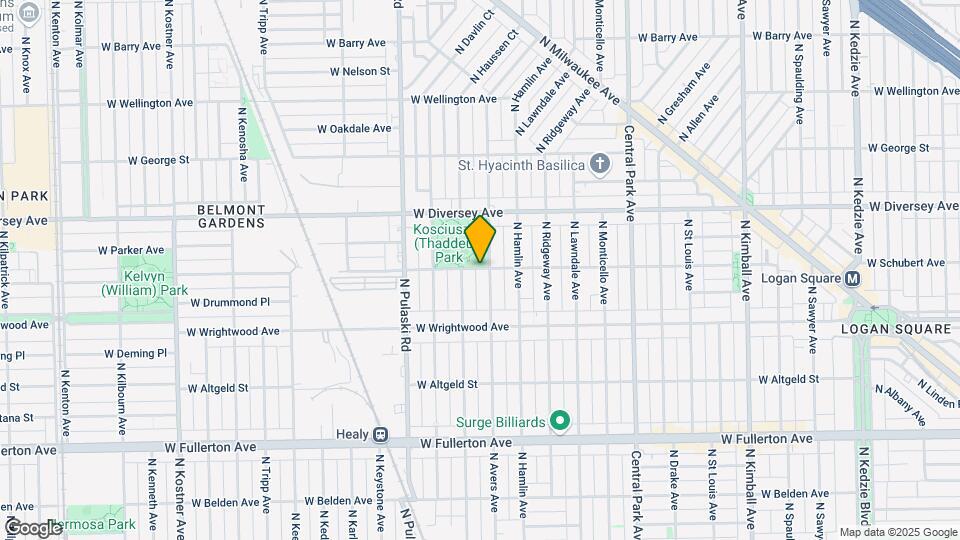 3851 W Schubert Ave Map and Location Details