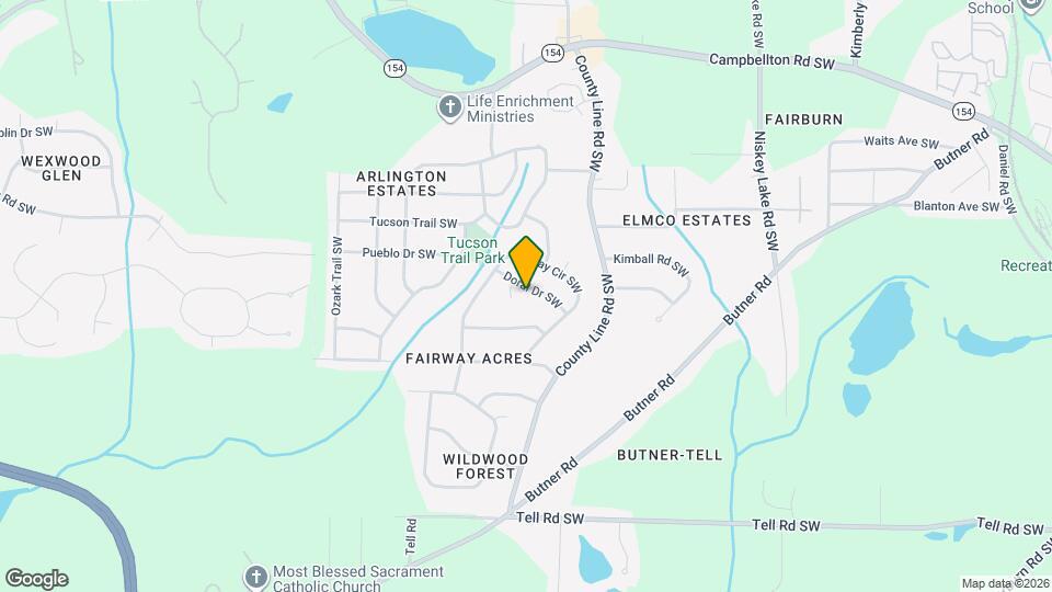 4554 Doral Dr SW Map and Location Details