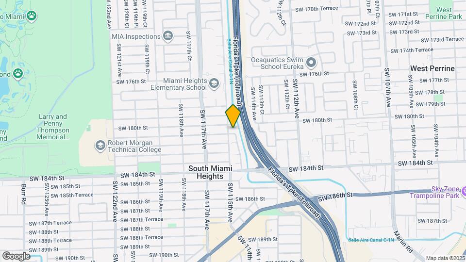 11475 SW 181st St Map and Location Details