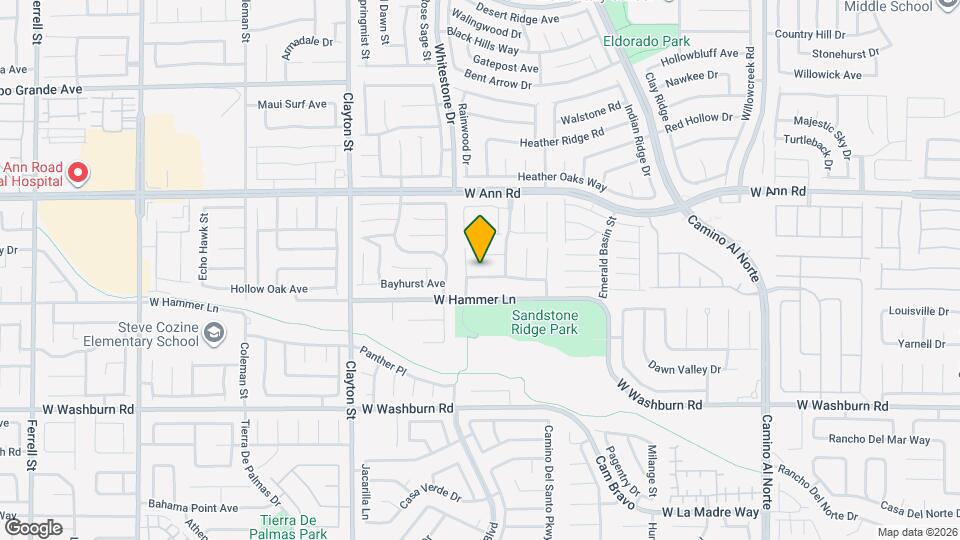 1710 Paradise Reef Ave Map and Location Details