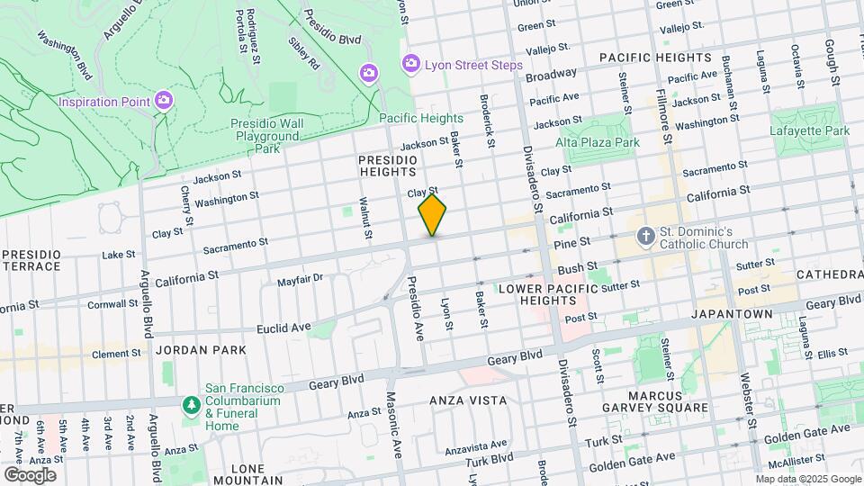 3101 California St Map and Location Details