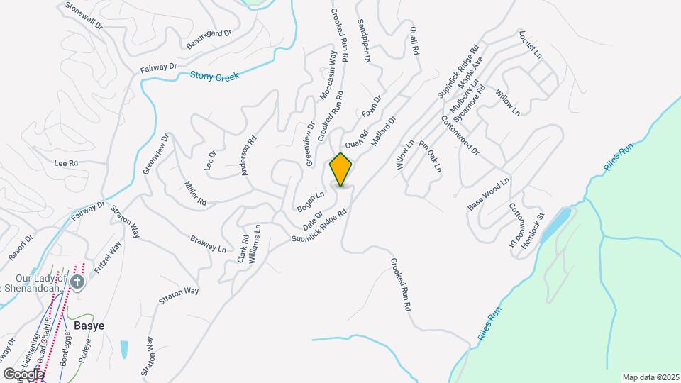 5359 Crooked Run Rd Map and Location Details