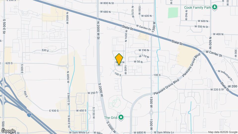 1733 W 10 S Map and Location Details