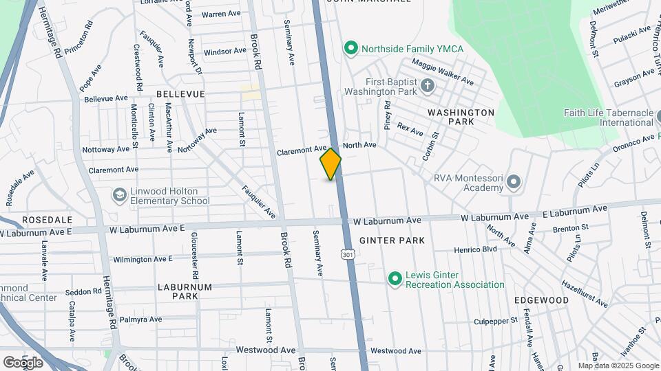 3810 Chamberlayne Ave Map and Location Details