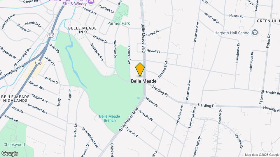 715 Belle Meade Blvd Mapa y Detalles de la Ubicación