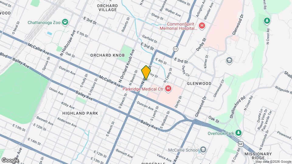 2102 Vine St Mapa y Detalles de la Ubicación