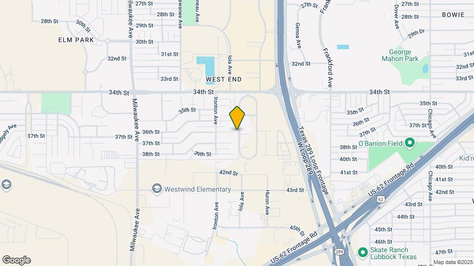 6101 37th St Map and Location Details