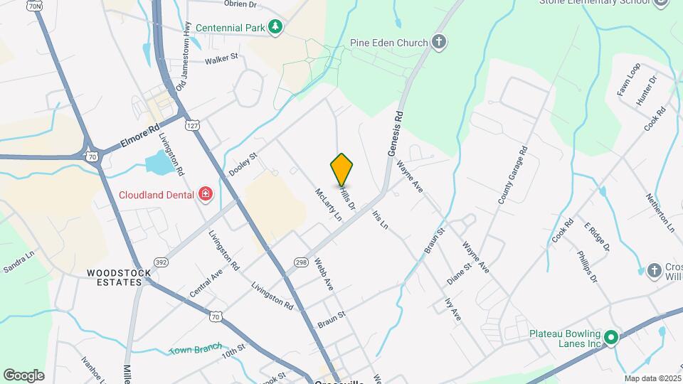 95 N Hills Dr Map and Location Details