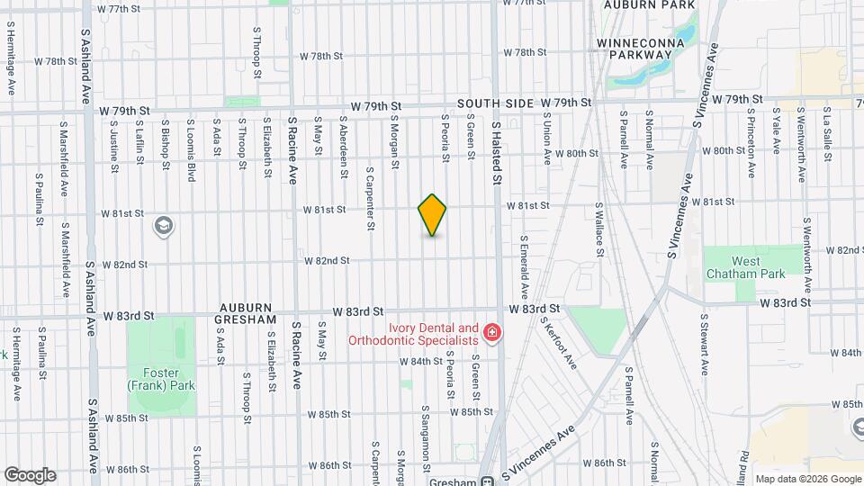8139 S Sangamon St Map and Location Details
