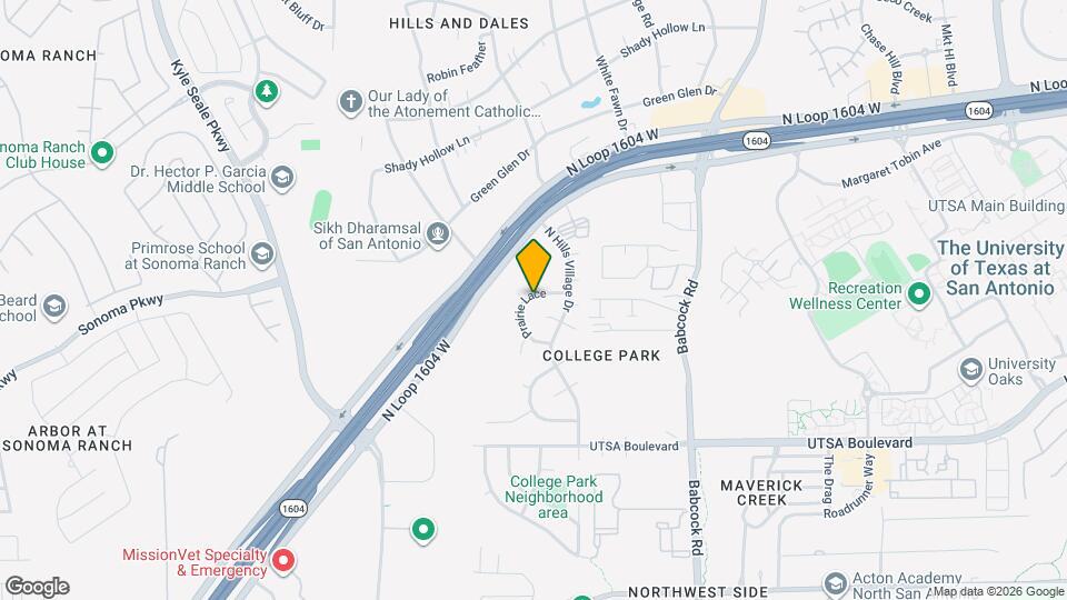 7543 Prairie Lace Map and Location Details