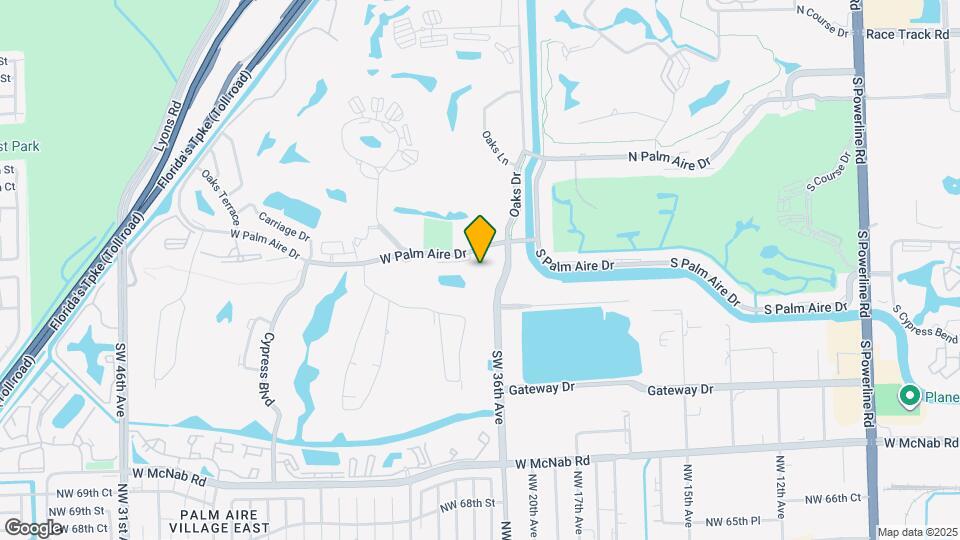 4020 W Palm Aire Dr Map and Location Details