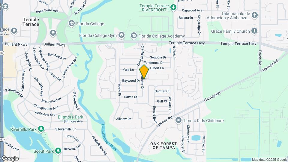 8523 Chinaberry Dr Map and Location Details
