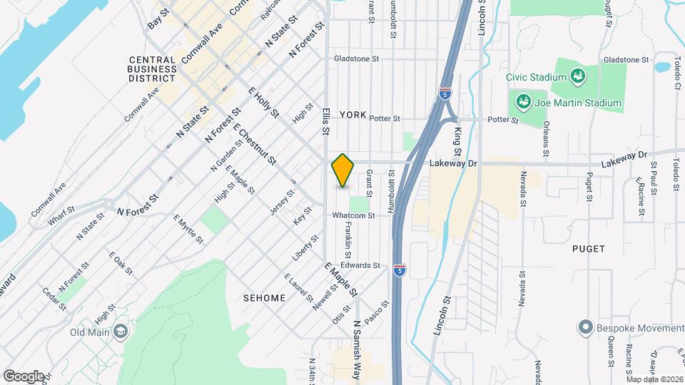 1231 Franklin St Map and Location Details