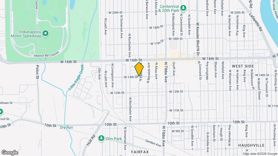 1318 N Exeter Ave Map and Location Details