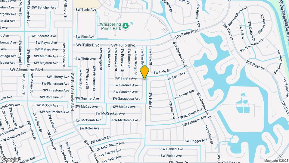 3611 SW San Benito St Mapa y Detalles de la Ubicación