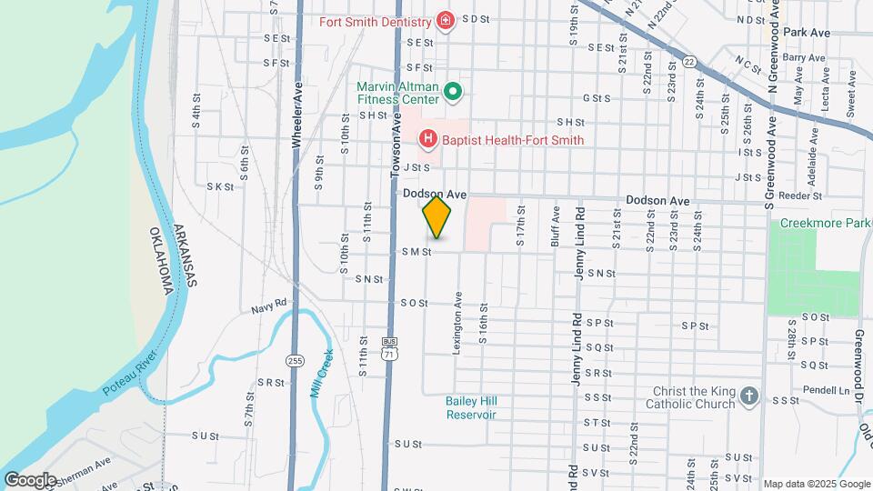 1315 S 12th St Mapa y Detalles de la Ubicación