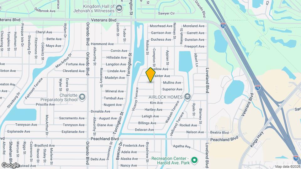 23283 Mulligan Ave Map and Location Details