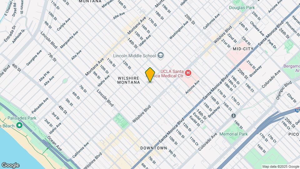 1208 California Ave Map and Location Details