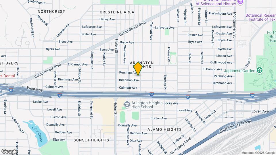 4404 Birchman Ave Map and Location Details