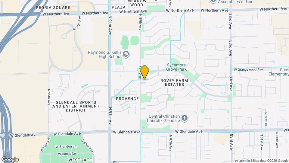 7402 N 88th Ln Map and Location Details