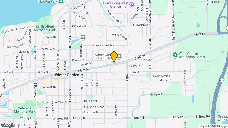 619 E Plant St Map and Location Details