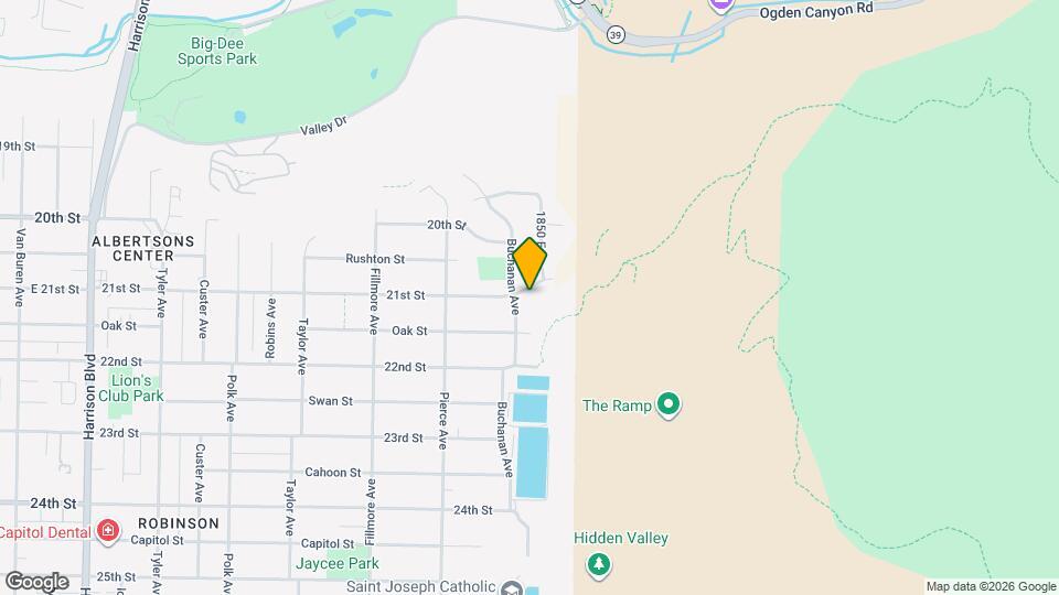 1823 E 21st St Map and Location Details