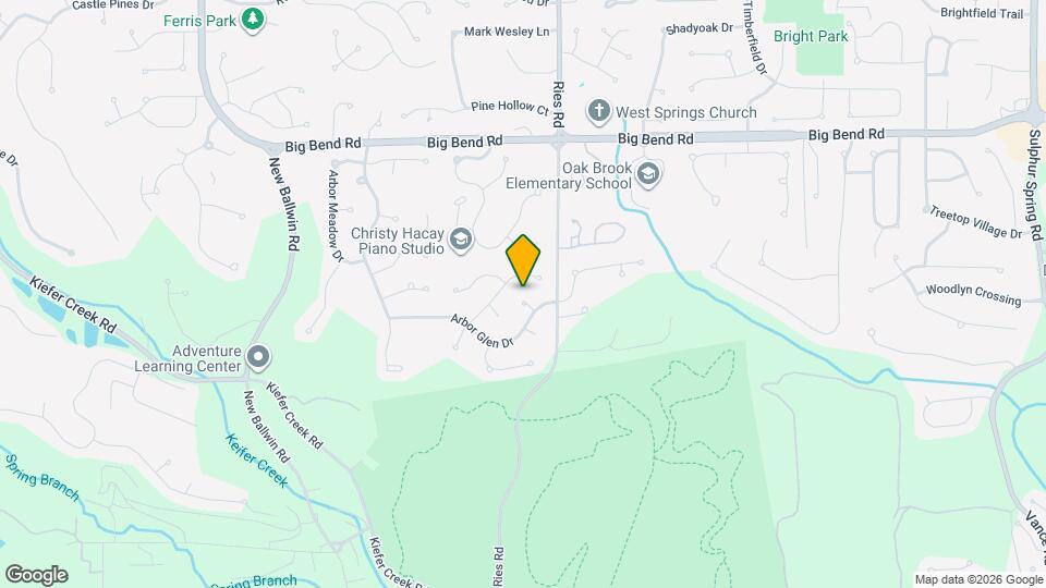 600 Arbor Gln Ct Map and Location Details