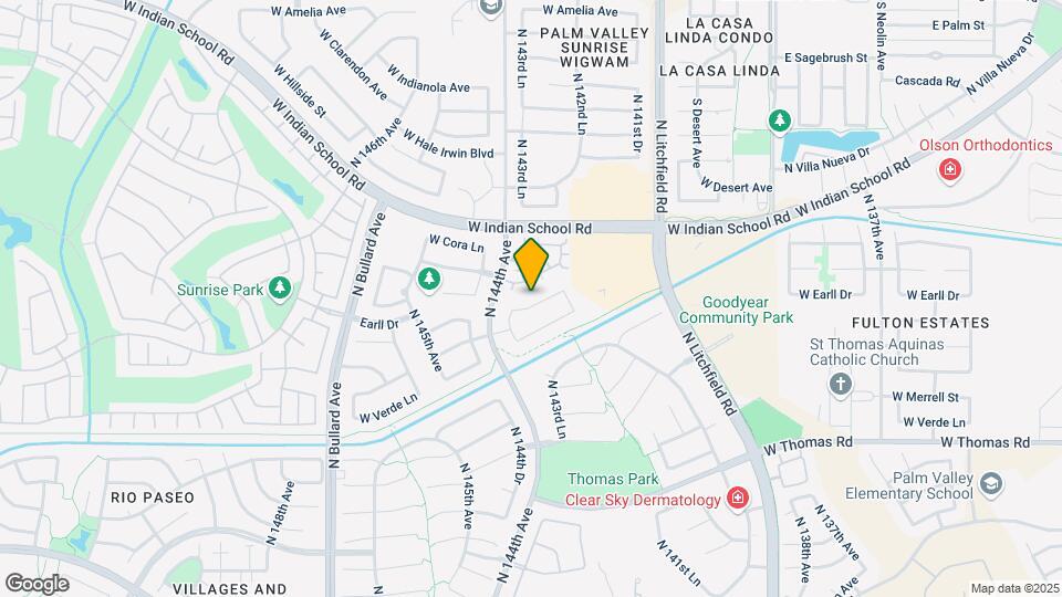14334 W Avalon Dr Map and Location Details