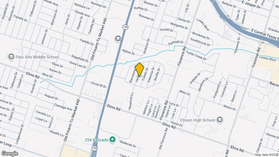 3308 Hereford Ln Map and Location Details