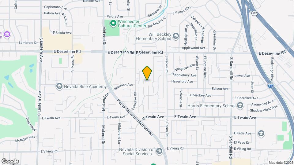 3283 Dawnflower St Map and Location Details