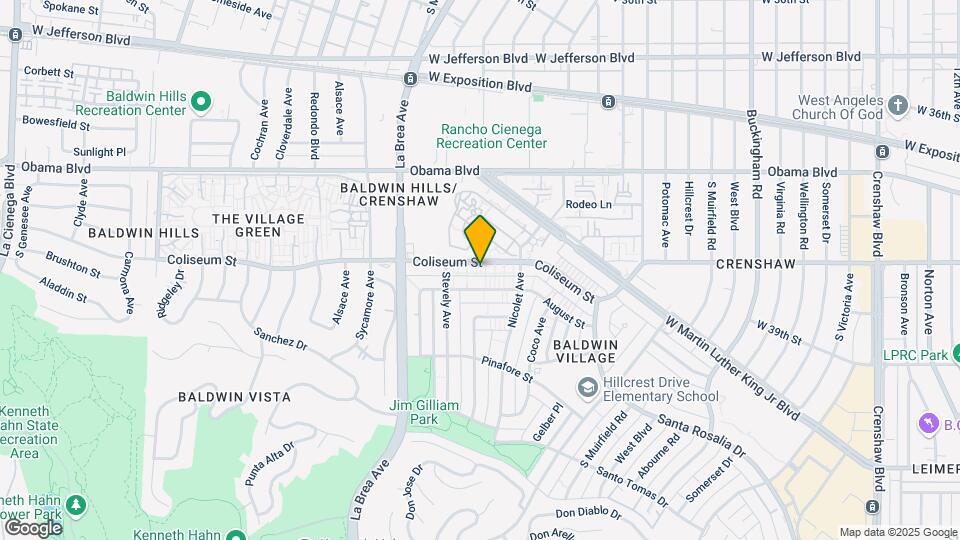 4900-4906 Coliseum St Mapa y Detalles de la Ubicación