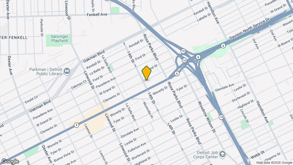 2045 Clements St Map and Location Details