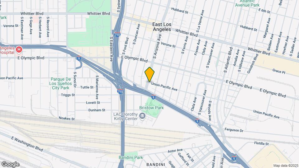 1300 S Arizona Ave Map and Location Details