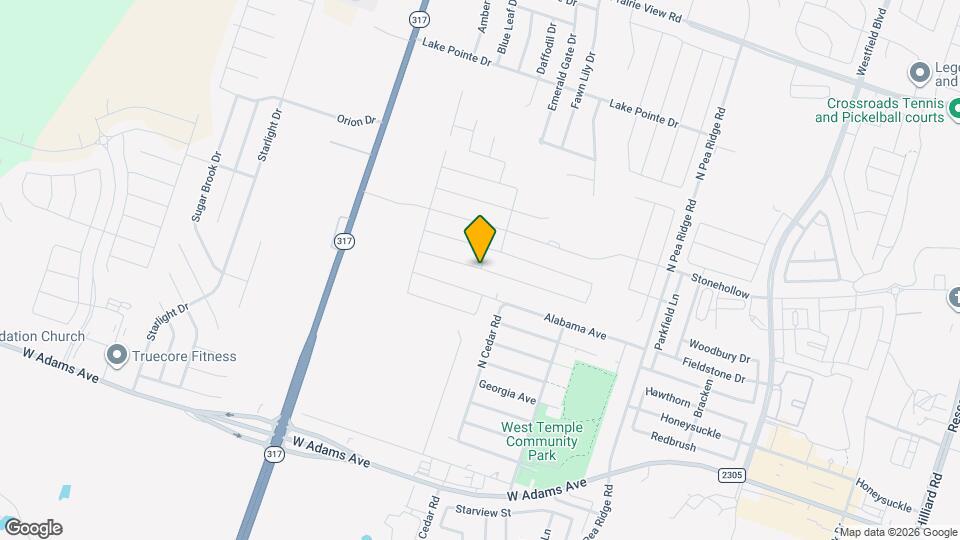 8509 Cantera Rdg Rd Mapa y Detalles de la Ubicación