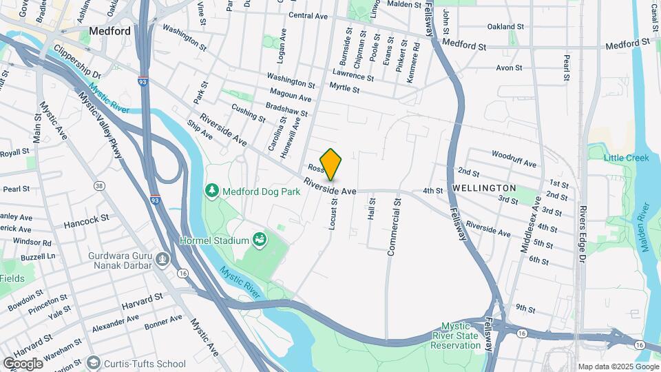 374 Riverside Ave Map and Location Details