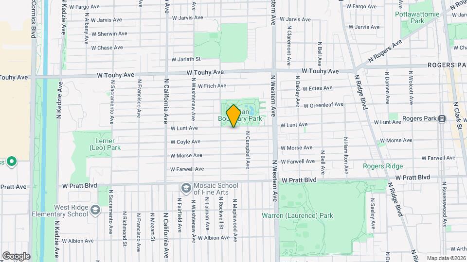 2531 W Lunt Ave, Unit 2 Map and Location Details